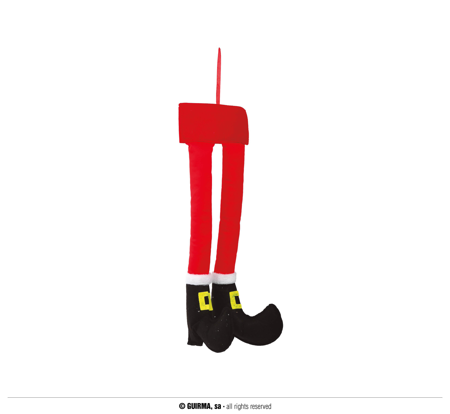 kerstman benen deco 50 cm