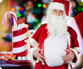 Kerstman bretellen