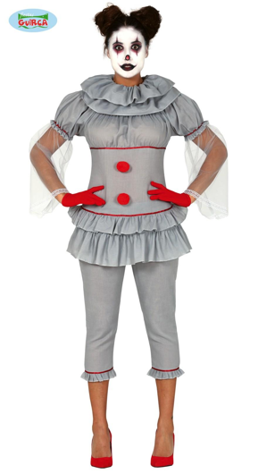 Killer clown dames kostuum