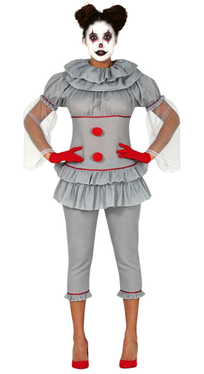 Killer clown dames kostuum