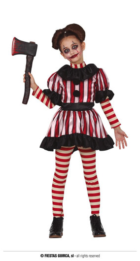 killer clown kostuum voor meisjes