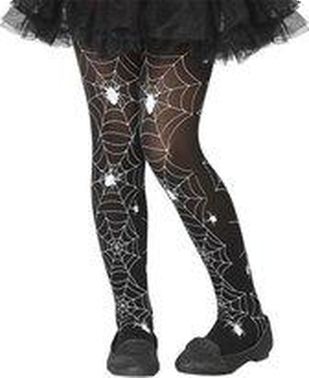 Kinder halloween panty met spinnenweb