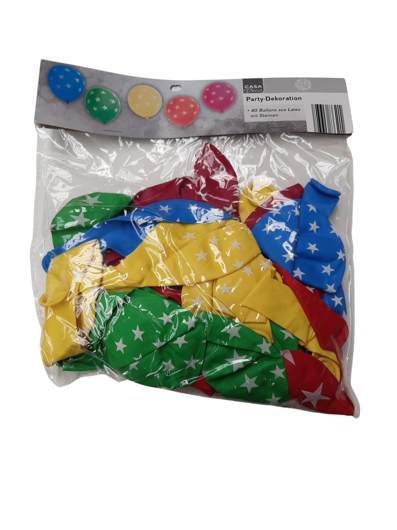 Kleurrijk ballon assortiment 40 stuks