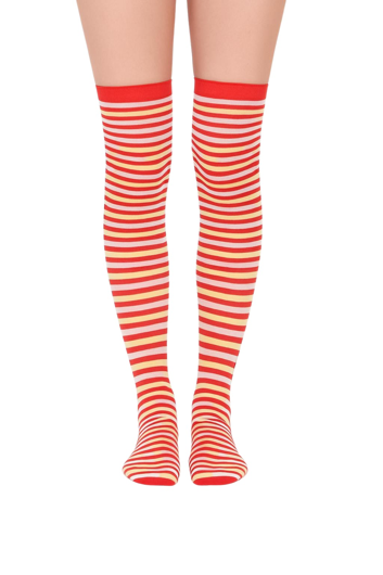Knee Pantyhose red white yellow Aalst colors