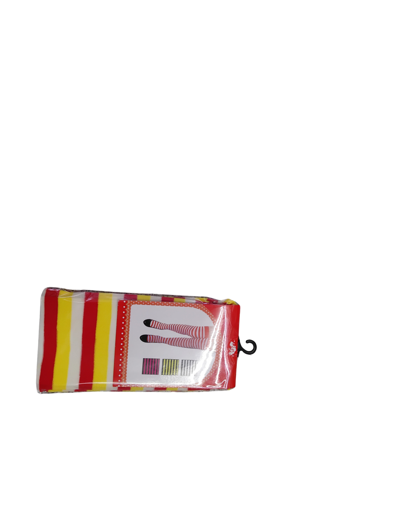 Knie Panty rood wit geel Aalsterse kleuren