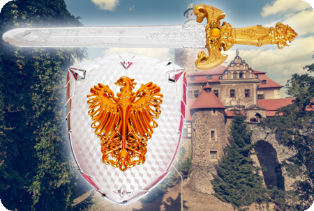 Knight set sword and shield