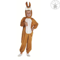 Konijn bruin pluche dier kostuum