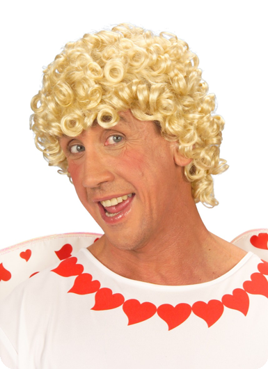 Kort Gekrulde Blonde Haarpruik