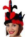 Kroon rood-zwart met hart
