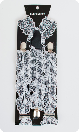 Lace suspenders