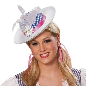 ladies tyrolean hat on clips