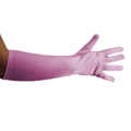 Lange satijnen handschoenen lichtroze