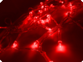 LED lichtjes 4 meter 40 lampjes rood