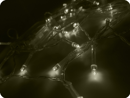 LED lumières 4 mètres blanc