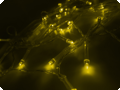 LED lumières 4 mètres jaune