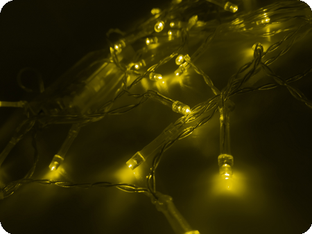 LED lumières 4 mètres jaune