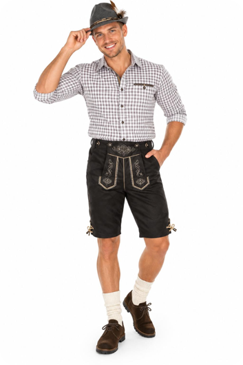 Lederhose Zwart Karl - Oktoberfest Stijl