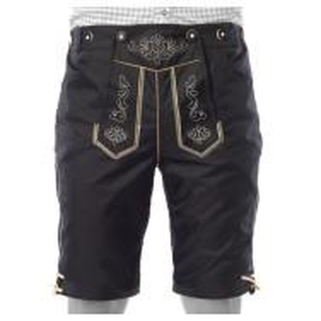 Lederhose zwart Karl
