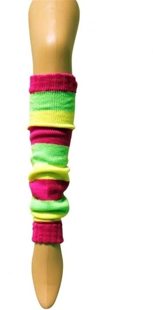 leg warmers neon colors