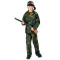 Leger rambo kostuum voor kinderen