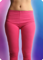 Legging fuchsia xs-s knielengte