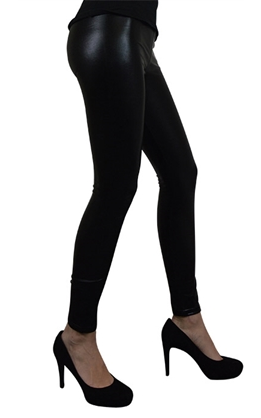 Legging metallic zwart