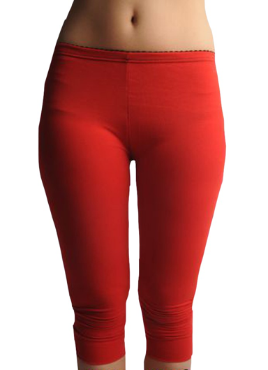 Legging rood XS-S knielengte
