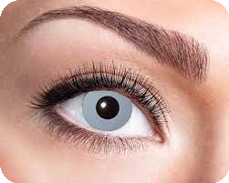 lentilles d’halloween gris vampire