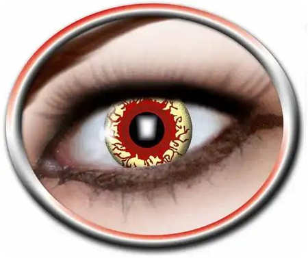 Lentilles hebdomadaires monstre rouge