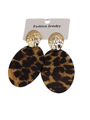 leopard earrings Diva
