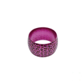 Leopard print pink bracelet.