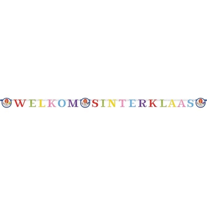 Letterslinger 'Welkom Sinterklaas' 