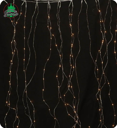 licht gordijn kerst  300 white warm LED