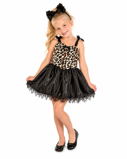 Little kitty leopard fancy dress child