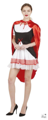 Little Red Riding Hood dress for ladies