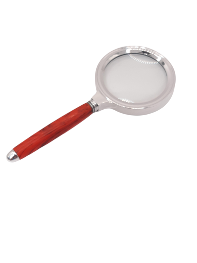 loep vergrootglas zilver