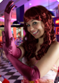 Long gloves bordeaux