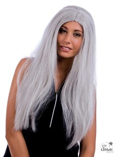 long gray hair