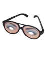 Lunettes avec des yeux de femme