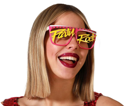 Lunettes de fête rock