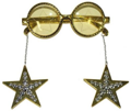 Lunettes disco Stars en or