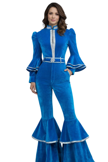Luxe abba disco jumpsuit voor dames