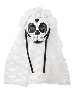 luxe day of the dead bruid masker