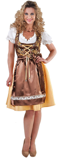 Luxe dirndl tirol dames kostuum