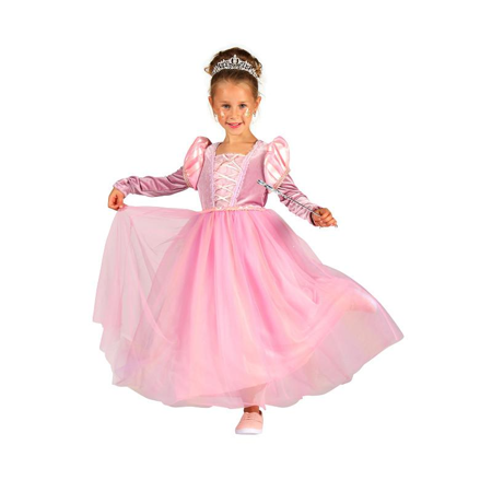 Luxe roze prinsessen jurk Emma