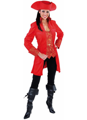 Luxe velours jas rood