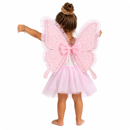 Luxe Vlindervleugels met Roze Tutu Rokje