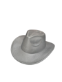 Luxe witte Laser cowboy hoed