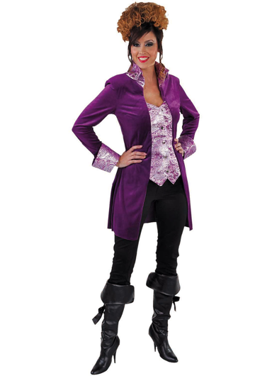 Luxueux veste en velours violet