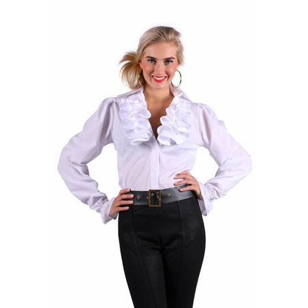 Luxury blouse shirt for women with jabot